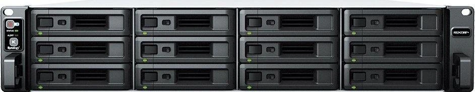 Serveris Synology Sinologija | RackStation | RS2423RP+ (perteklinė galia) 12 skyrių | AMD Ryzen | V1780B | Procesoriaus dažnis 3,6 GHz | 8 GB | DDR4