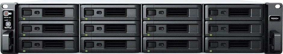Serveris Synology Sinologija | RackStation | RS2423+ 12 skyrių | AMD Ryzen | V1780B | Procesoriaus dažnis 3,6 GHz | 8 GB | DDR4