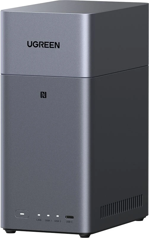 Serveris Ugreen UGREEN DH2300 2 skyrių NAS ARM A72+A53 bediskis ES + HDMI kabelis