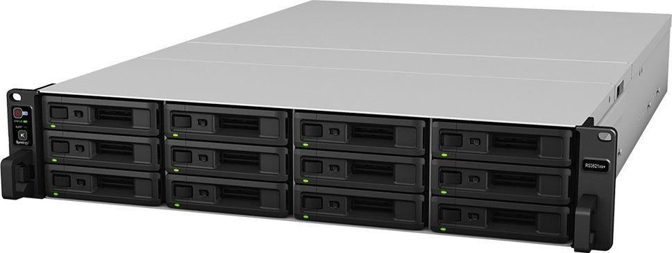 Serveris SYNOLOGY RS3621xs+ 12-bay NAS-RackStation D-1541 8-core 2.1GHz 8GB DDR4 2xUSB 3.2 Gen 4xRJ-45 2x10GbE RJ-45 2xExpansion jungtys