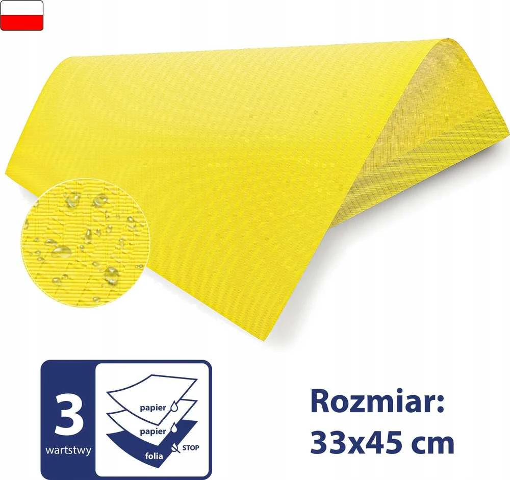 Servetėlės higieniniai įklotai su folijos pamušalu, vandeniui atsparūs, 3 sluoksniai, 500 vnt., 8 % poliesterio