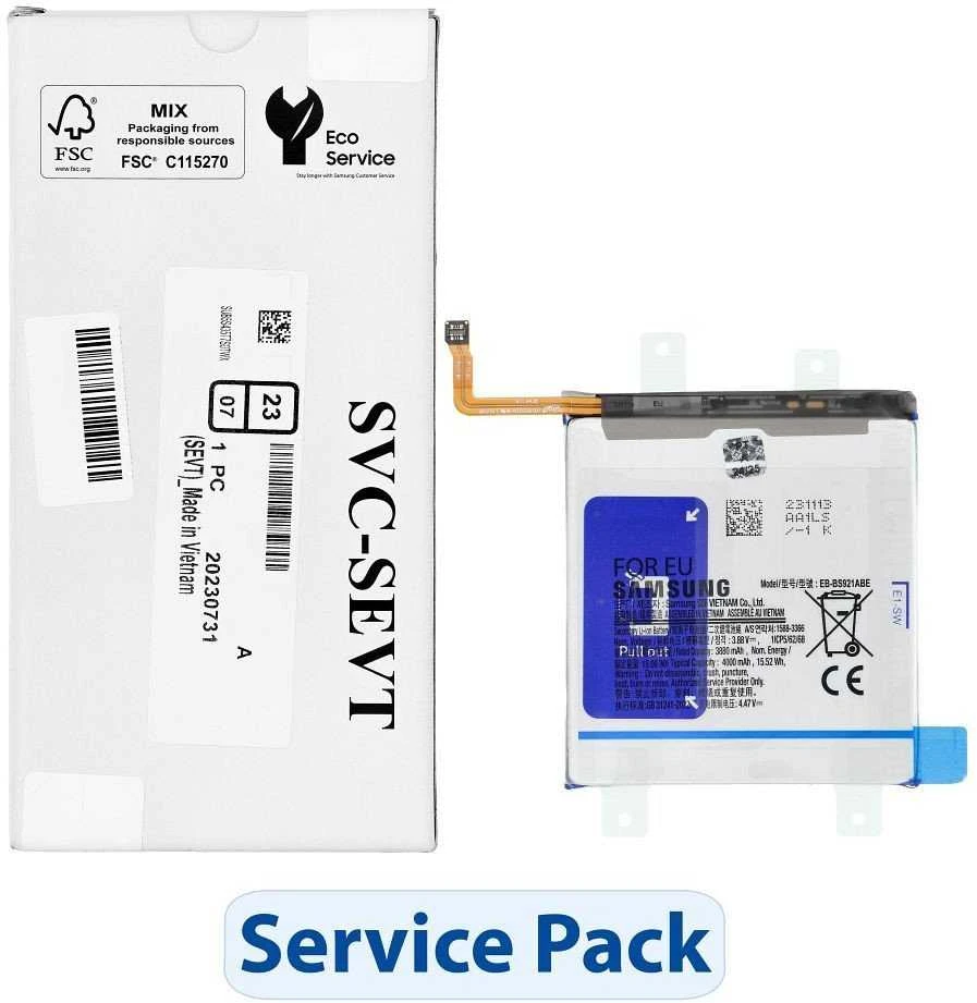 „Service Pack Bateria EB-BS921ABE“ arba „Samsung S24 S921B GH82-33290A“
