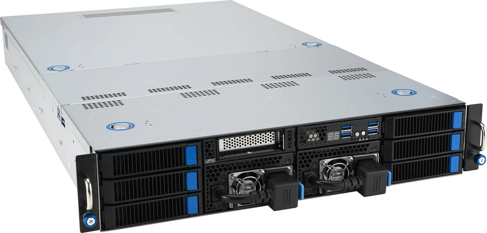 ASUS ESC4000A-E12-SKU1/2600W(1+1) Socket SP5 Rack (2U) Sidabrinis