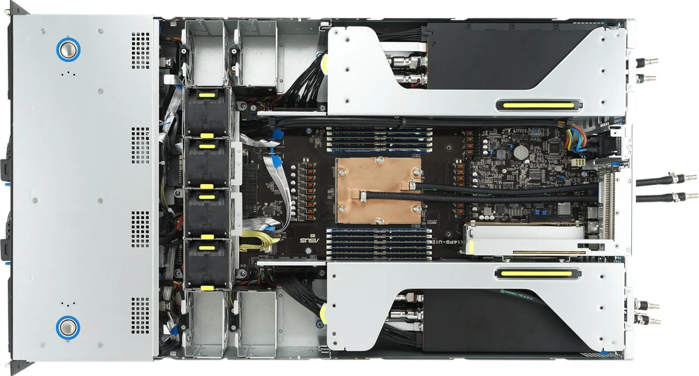 ASUS ESC4000A-E12-SKU1/2600W(1+1) Socket SP5 Rack (2U) Sidabrinis