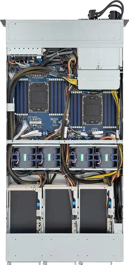 Serwer Gigabyte Server Intel Xeon 6700/6500 2U DP 4 x PCIE Gen5 GPUs (6NXV24SX0DR000AAJ1)