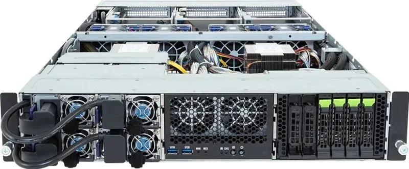 Serwer Gigabyte Server Intel Xeon 6700/6500 2U DP 4 x PCIE Gen5 GPUs (6NXV24SX0DR000AAJ1)