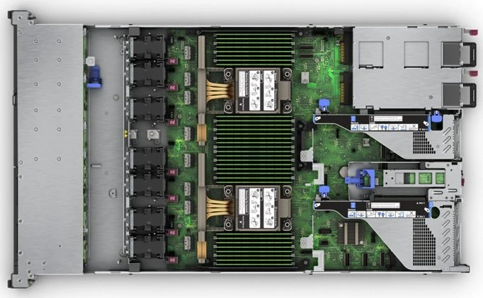 Serveris Hewlett Packard (HP) HPE PL DL360g11 4510 (2.4G/12C) 2x32G (P64706) 2x2.4TB/10k 2x1000W MR408i-o 8SFF 4x1G Smart Choice