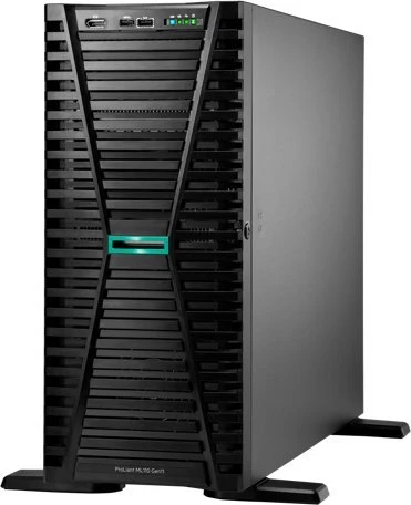 Serveris Hewlett Packard (HP) HPE PL ML110g11 4510 (2.4/12C) 1x32G (p64706) 2x4TB (861683) 2x1000W 2x1G 4LFF VROC NBD333 Smart Choice