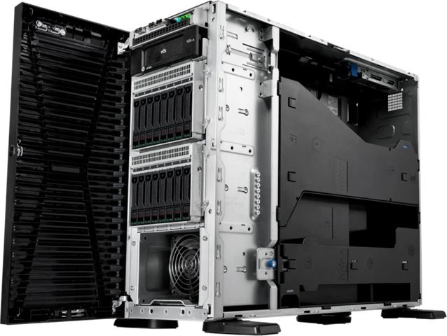Serveris Hewlett Packard (HP) HPE PL ML110g11 4510 (2.4/12C) 1x32G (p64706) 2x4TB (861683) 2x1000W 2x1G 4LFF VROC NBD333 Smart Choice