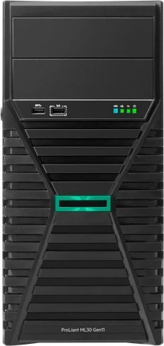 Serveris „Hewlett Packard“ (HP) HPE PL ML30g11 E-2434 (3,4G / 4C8T) 1x32G (P64339) 2x960G (P47808) 4LFF-HP VROC 800W 4x1G „Smart Choice“