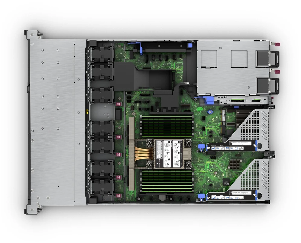 Serveris Hewlett Packard (HP) HPE PL DL320g11 4510 (2.4/12C) 2x32G (p64706) NS204(2x480) MR408i-o 8SFF 2x1000W 2p1G Išmanusis pasirinkimas