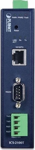 Šakotuvas PLANET IP30 Industrial 1-Port nuosekliųjų įrenginių serveris
