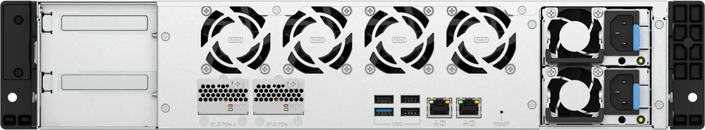 Serveris Serwer plików Qnap TS-H1065EU-RP 8GB RAM 10 zatok Rack 2U SATA 6Gb/s NVMe 2.5 Gigabit Ethernet (TS-H1065EU-RP-8G)