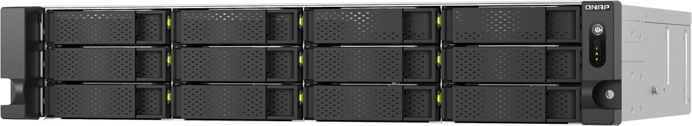 Serveris Serwer plików Qnap TS-H1465U 16GB 12 zatok SATA 6Gb/s Gigabit Ethernet / 2.5 Gigabit Ethernet / 10 Gigabit Ethernet (TS-H1465U-RP-8G)