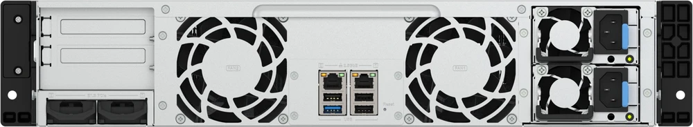 Serveris Serwer plików Qnap TS-H1465U 16GB 12 zatok SATA 6Gb/s Gigabit Ethernet / 2.5 Gigabit Ethernet / 10 Gigabit Ethernet (TS-H1465U-RP-8G)
