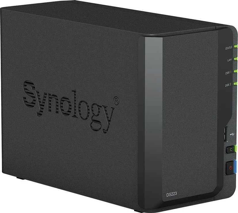 Serveris Synology DS223 + 2x HAT3300-4T (2x 4TB)