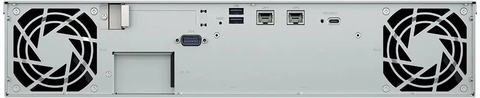 SYNOLOGY 8 įdėklų 2U AMD Ryzen Embedded V1500B 4GB DDR4 lentyninis plečiamas NAS serveris