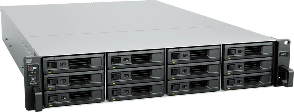 Serveris Synology Unified Controller UC3400 NAS 12-Bay 3,5" SAS HDD - 1x 10 GbE, 2x GbE, 1x PCIe-x8, 8GB RAM (pro Controller)