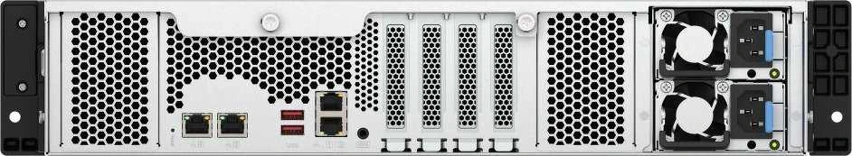 Serveris QNAP TS-H1277AXU-RP NAS Rack (2U) AMD Ryzen™ 5 16 GB DDR5 0 TB QuTS hero Juodas