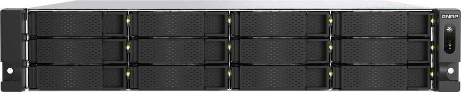 Serveris QNAP TS-H1277AXU-RP NAS Rack (2U) AMD Ryzen™ 5 16 GB DDR5 0 TB QuTS hero Juodas