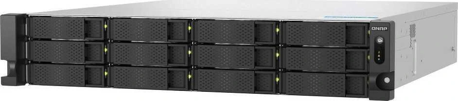 Serveris QNAP TS-H1277AXU-RP NAS Rack (2U) AMD Ryzen™ 5 16 GB DDR5 0 TB QuTS hero Juodas