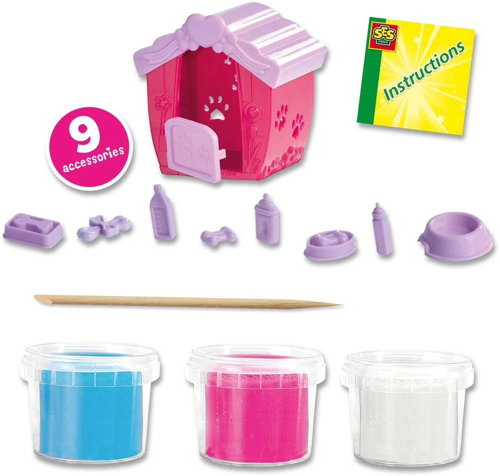 Dėlionė Ses_Creative Modelino rinkinys su įrankiais SES Creative Kittens 00506