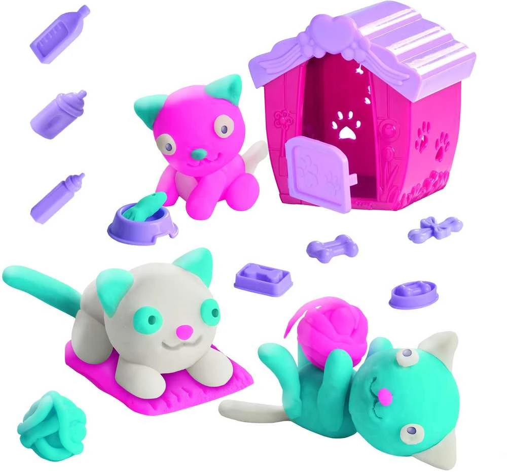 Dėlionė Ses_Creative Modelino rinkinys su įrankiais SES Creative Kittens 00506