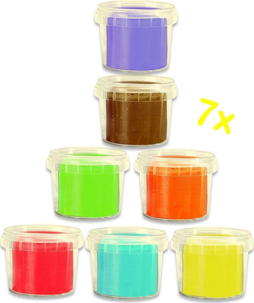 Ses Creative SES Mega Cake Dino rinkinys 7x90g + formelės 00503 05030