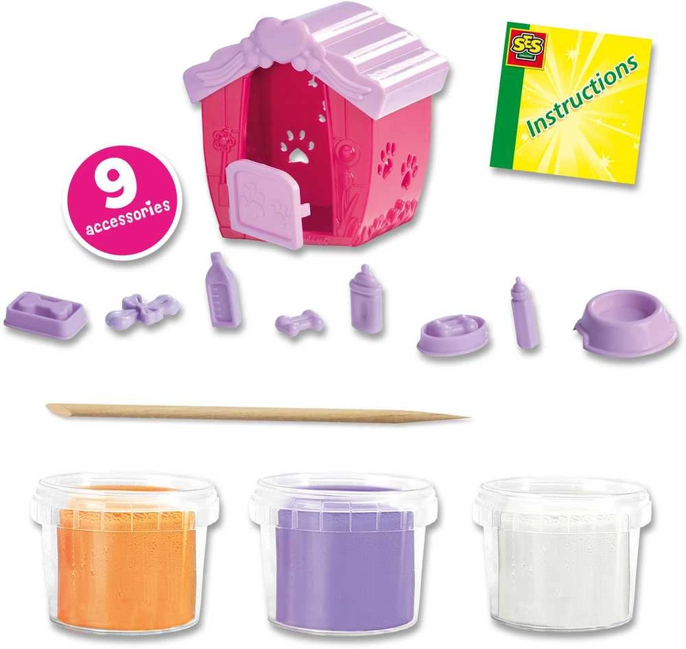 Dėlionė Ses_Creative Modelino rinkinys su įrankiais SES Creative Puppy’s 00505