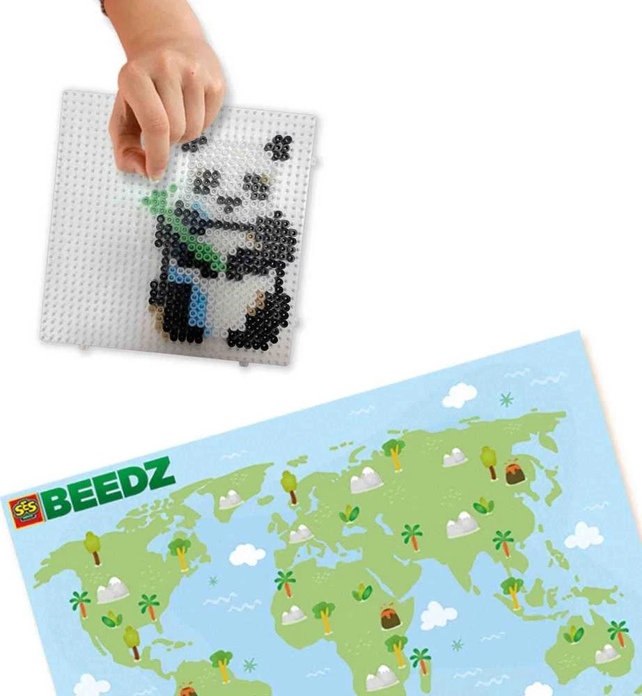 Dėlionė Ses Creative SES BEEDZ wiat zwierzšt 06207 62071