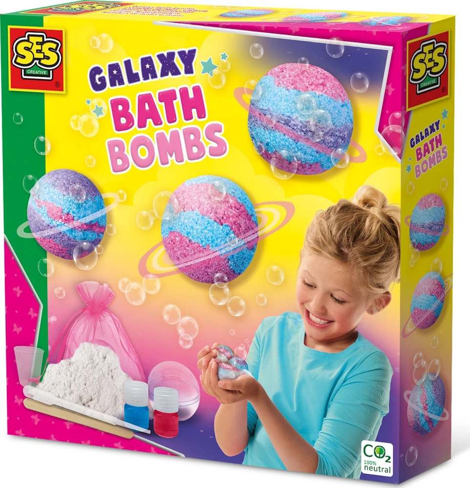 Ses_Creative Kūrybos rinkinys SES Creative Galaxy Bath Bombs 14769