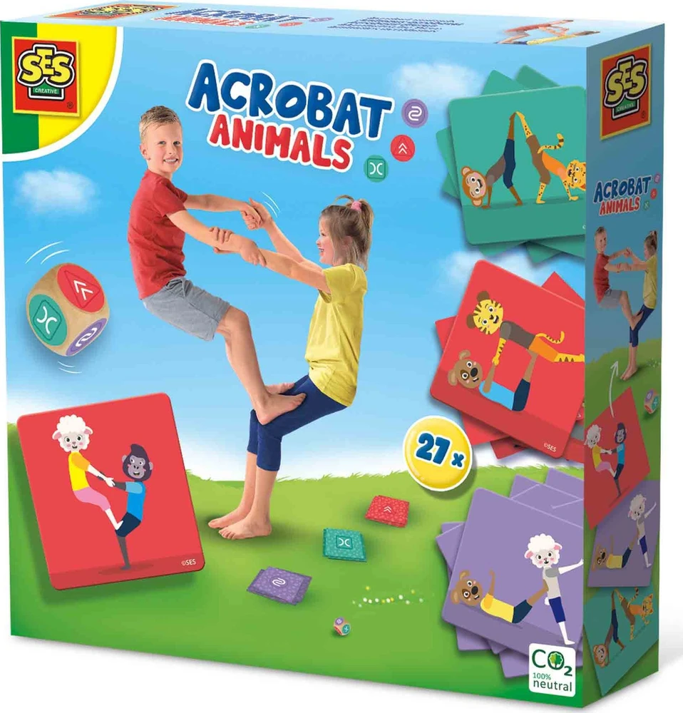 SES Creative SES Gyvūnų akrobatų žaidimas 02305 23058