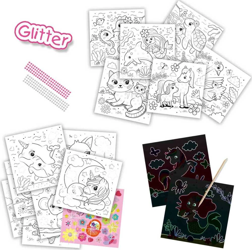 Ses_Creative Kūrybos rinkinys SES Creative Glitter 00117