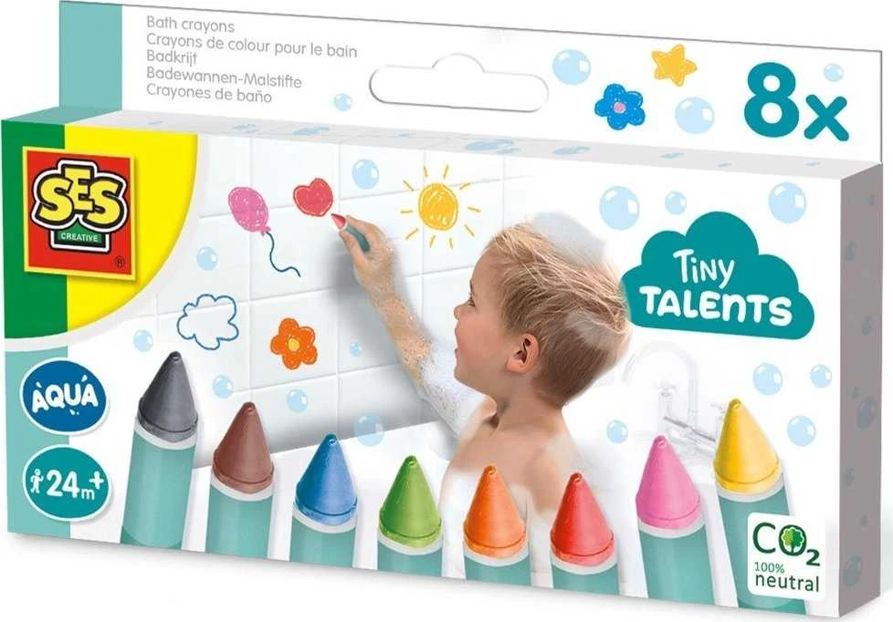 Ses_Creative Žaislas SES Creative vonios pieštukai 13050