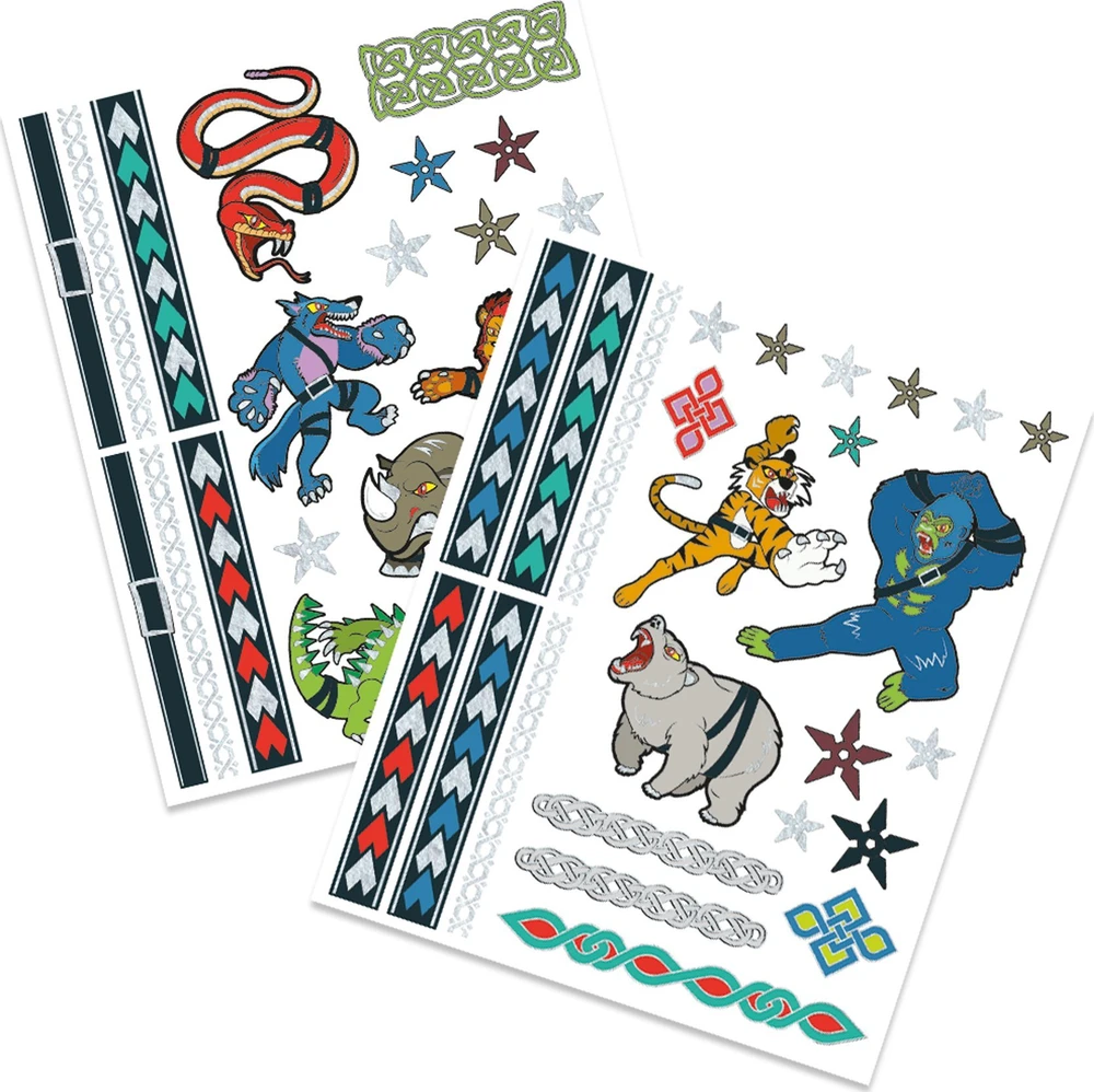 Ses_Creative Rinkinys tatuiruotėms SES Creative Animal Fighter 14287