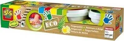 SES Eco 4 spalvų pirštų dažai