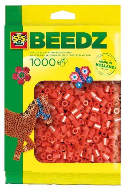 Ses Creative SES Koraliki do prasow.1000szt czerw.00702 07027