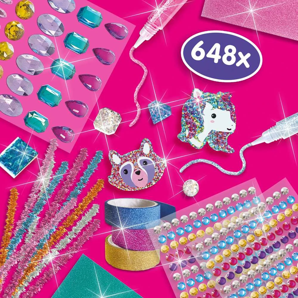 Ses_Creative Kūrybos rinkinys SES Creative Glitter Craft Box 14139