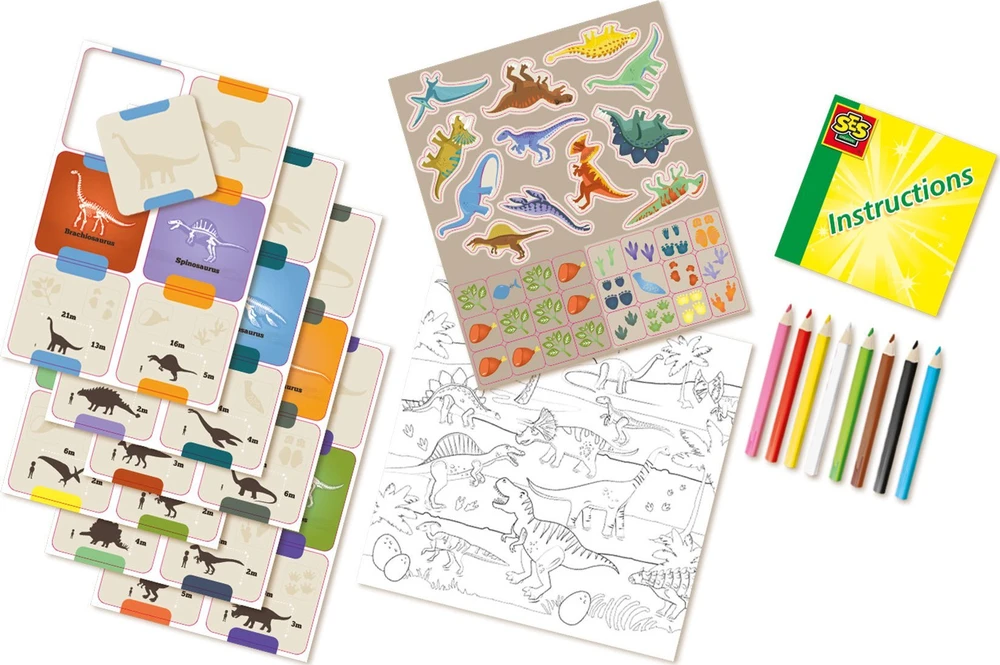 Ses Creative SES Nauka o dinozaurach komplektas 14630 46306