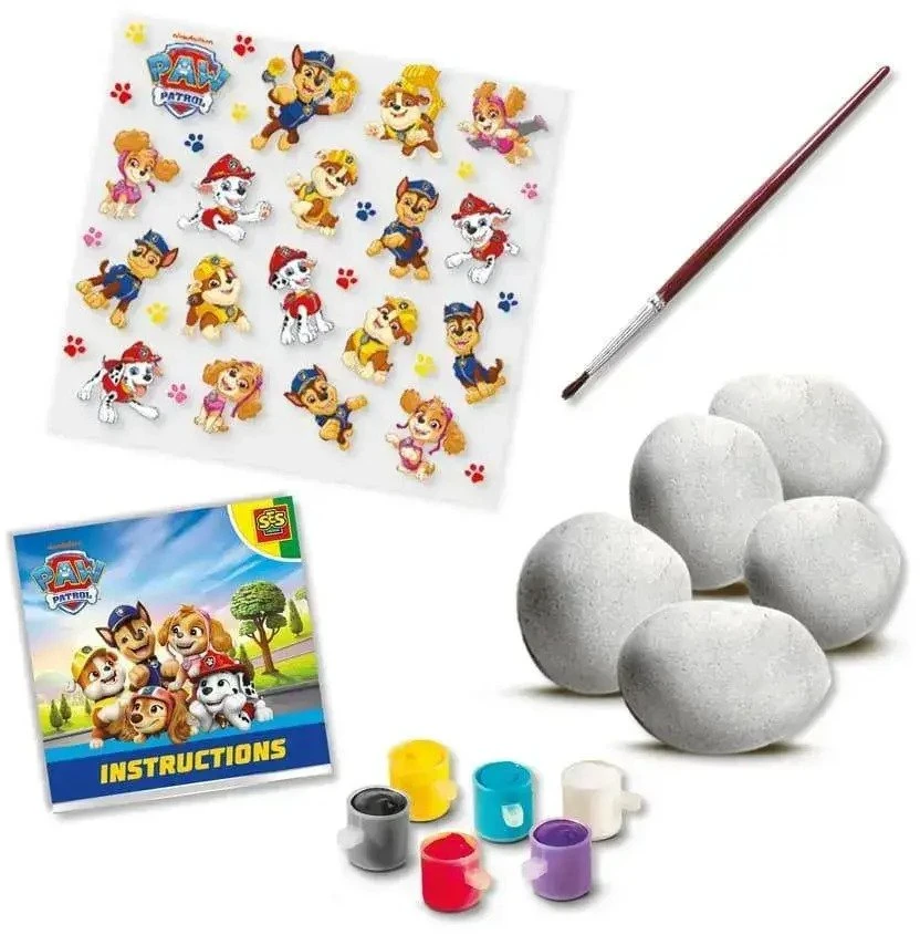 Ses Creative SES Paw Patrol piešiniai ant akmenukų 14083 40830