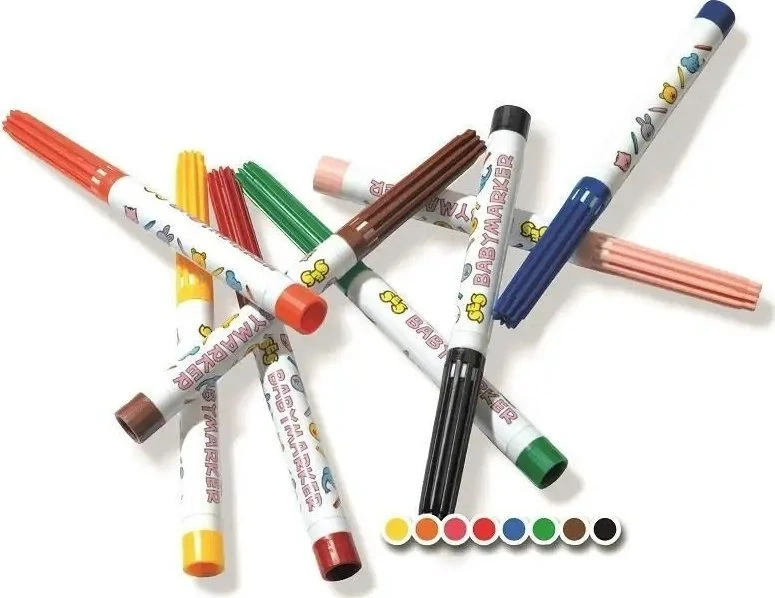 SES Creative - Kūdikių žymekliai, 8 spalvos - (S00299)