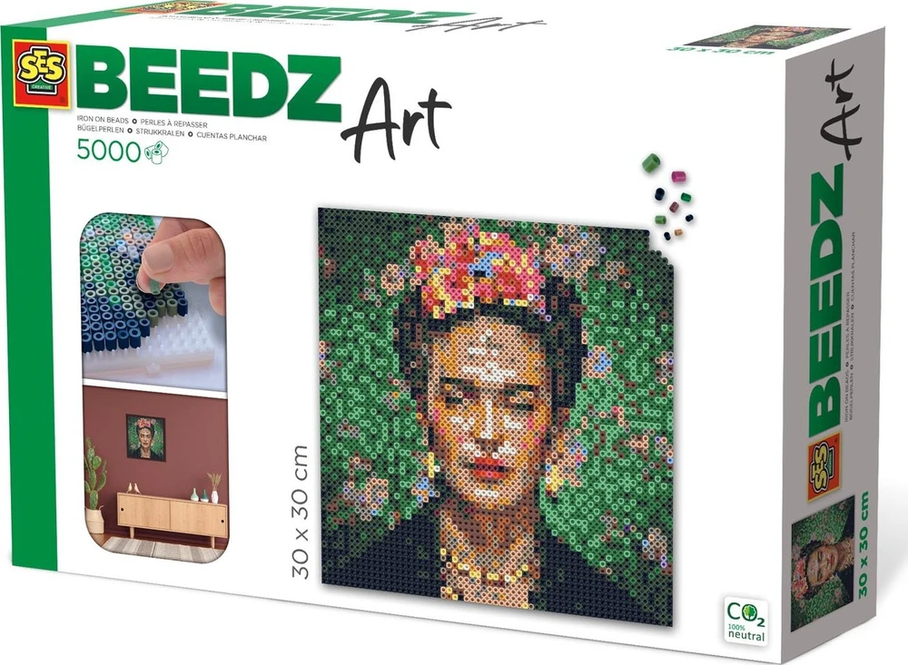 SES Rankdarbių rinkinys karoliukams Frida Kahlo 5000 vnt