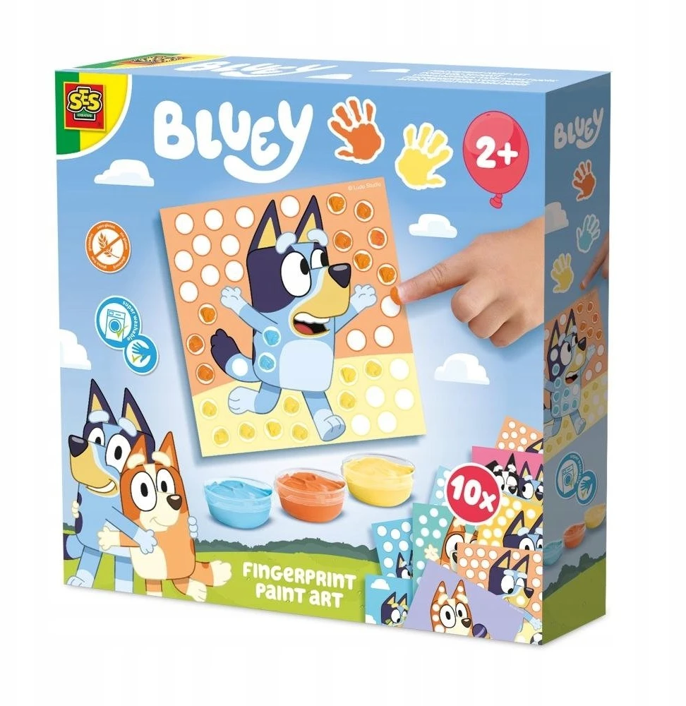 Ses Creative SES BLUey pirštų piešimo rinkinys 14091 40915