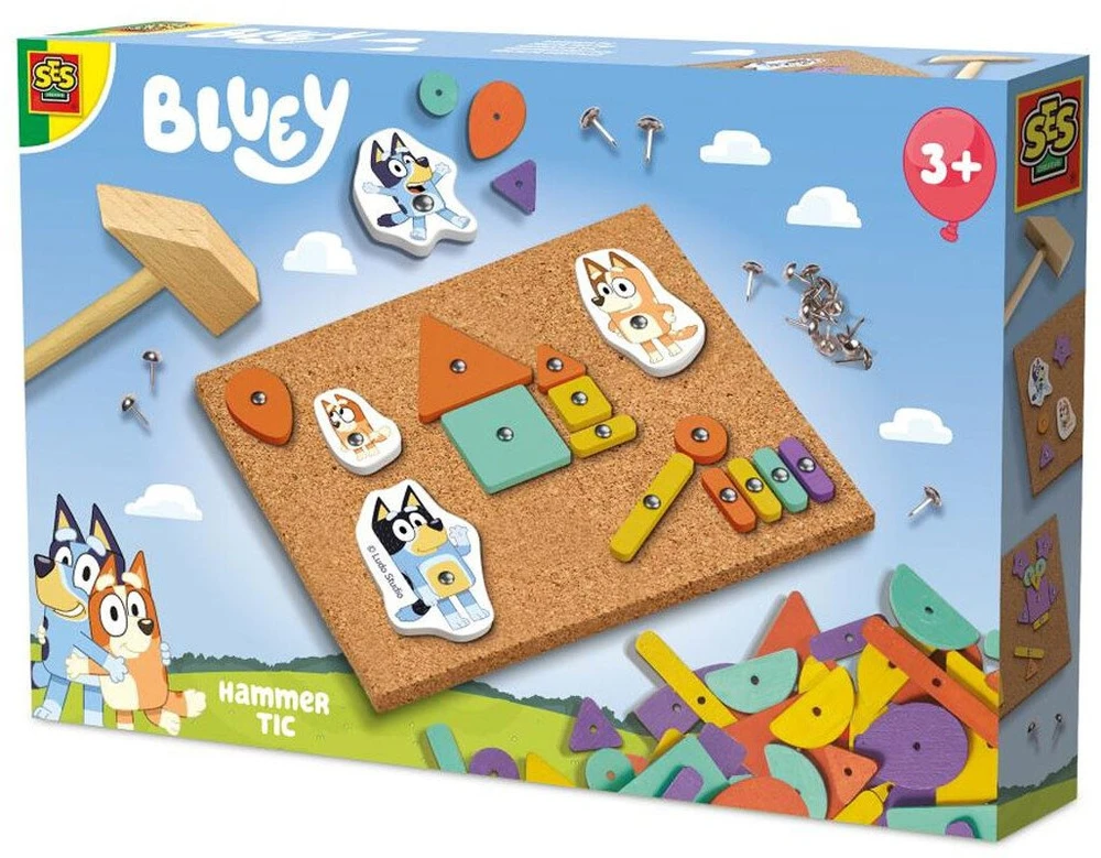 Ses Creative SES BLUey kamštinė lenta su plaktuku 14094 40946