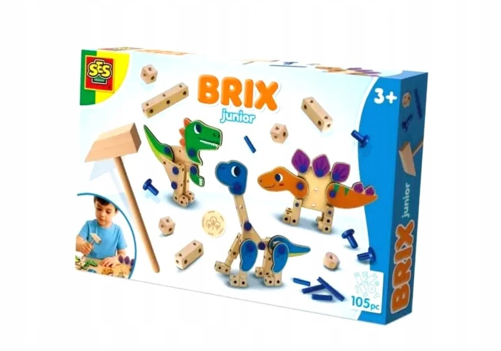 Ses Creative SES Brix junior dinozaurai 14072 40724