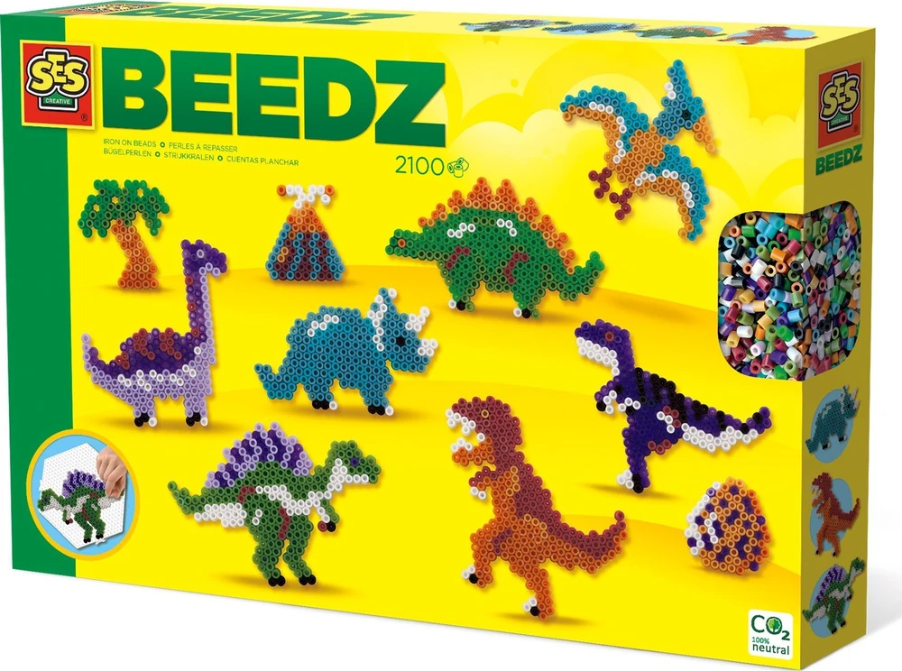 SES SES Dino geležies karoliukai 2100 vnt 06202 62026