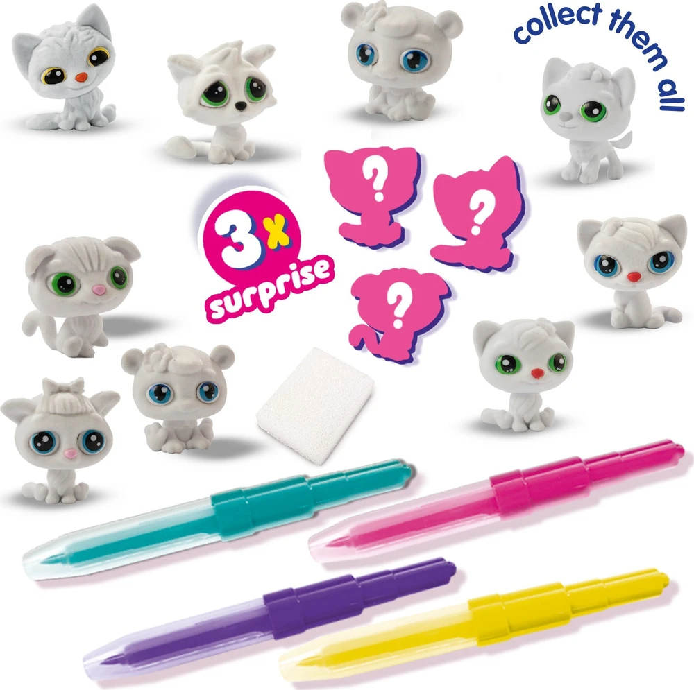 SES Creative – Blow Pens – Papuoškite 3 kačiukus – (S14334)