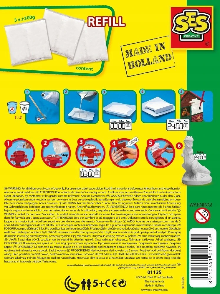 Ses Creative SES liejimo tinkas 900 g 01135 11352