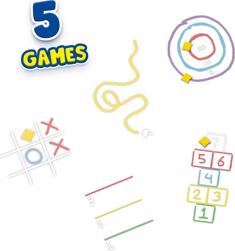 Ses Creative SES Gry kredowe 5w1 02207 22075