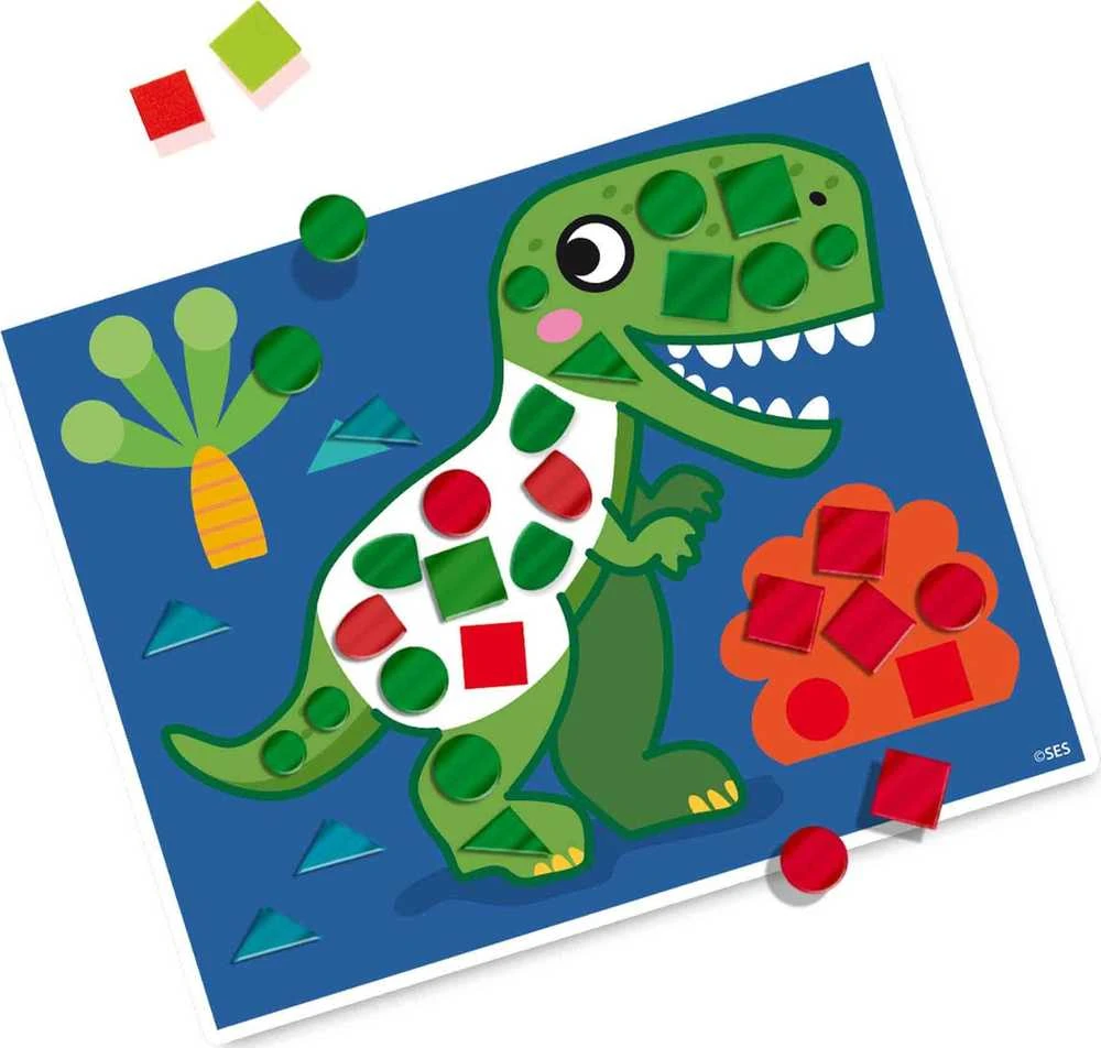 SES Rinkinys „Dinozaurų mozaikos“